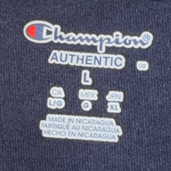 Champion NCAA Notre Dame Hockey Graphic T Shirt Men’s Size Large Used Pre Owned - Picture 3 of 16